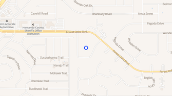 Map for Forest Oaks Villas Apts - Spring Hill, FL