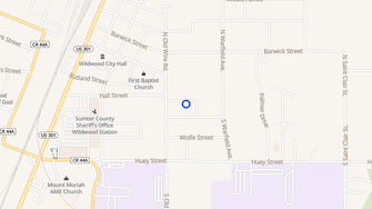Map for Wildwood Terrace Apartments - Wildwood, FL