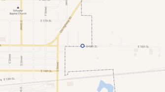 Map for Lost Creek Apartments - Schuyler, NE