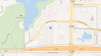 Map for Crescent Place /  Grand Regency at Lake Lotus - Altamonte Springs, FL