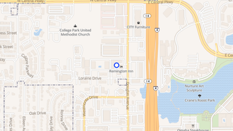 Map for Remington Place Apartments - Altamonte Springs, FL