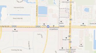 Map for Tradewinds Apartments - Palm Bay, FL