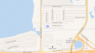 Map for Fox Hollow Apartments - Orlando, FL