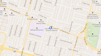 Map for Sunnyvale Court Apartments - Sunnyvale, CA