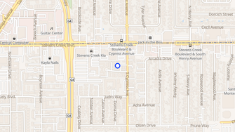 Map for Alden Way Apartments - San Jose, CA