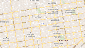 Map for 860 Bush Street Apartments - San Francisco, CA