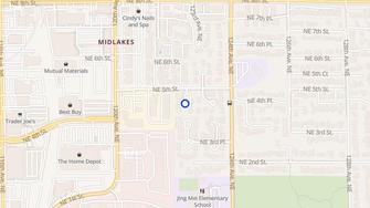 Map for Wilburton I Apartments - Bellevue, WA