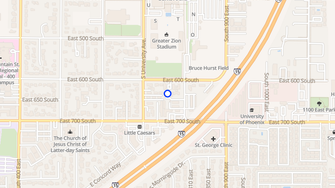 Map for Dixie South Apartments - Saint George, UT