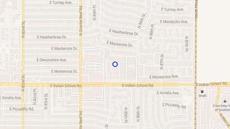 Map for Scottsdale Terrace Apartments - Scottsdale, AZ