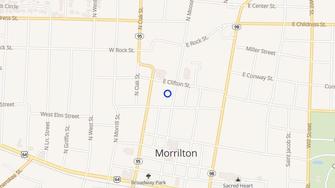 Map for Station House Apartments - Morrilton, AR