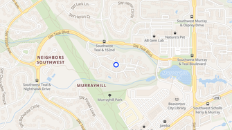 Map for Andover Park Apartments - Beaverton, OR