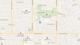 Map for Bonnie Brae Apartments - Beaverton, OR