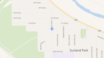 Map for Playa Apartments - Sunland Park, NM