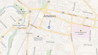 Map for Gardner Terrace - Attleboro, MA