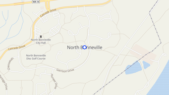 Map for Hamilton Park Apartments - North Bonneville, WA