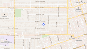 Map for Starliter Apartments - Yakima, WA