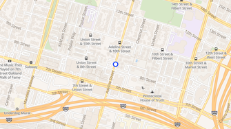 Map for Acorn Apartments - Oakland, CA