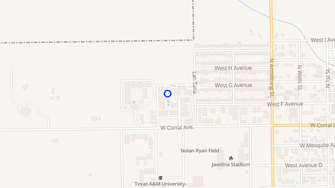 Map for University Square - Kingsville, TX
