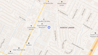 Map for Longbranch Apartments - Austin, TX