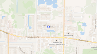 Map for Arbor Glen Apartments - East Lansing, MI