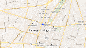 Map for Saratoga Renaissance Apartments - Saratoga Springs, NY