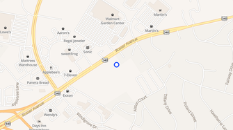 Map for Brandon Ladd Apartments - Waynesboro, VA
