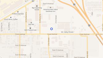 Map for Pinehurst Apartments - La Grande, OR