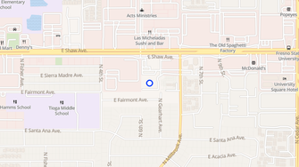Map for El Cortez Apartments - Fresno, CA