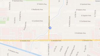 Map for Millbrook Garden Apartments - Fresno, CA