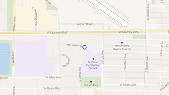Map for Kearney Cooley Plaza Apartments - Fresno, CA