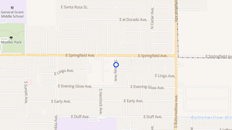 Map for Mt View Apartments - Reedley, CA