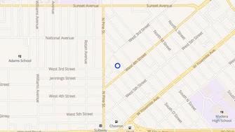 Map for Pacifica Apartments - Madera, CA