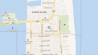 Map for Island Queen Apartments - Riviera Beach, FL