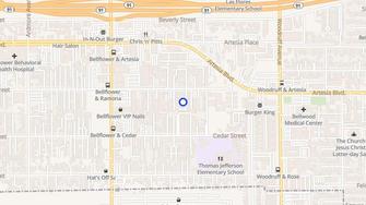 Map for Ramona Street Apartments - Bellflower, CA