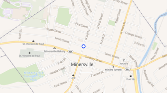 Map for Minersville High Rise Apts - Minersville, PA