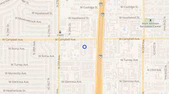 Map for Vista Del Prado Apartments - Phoenix, AZ