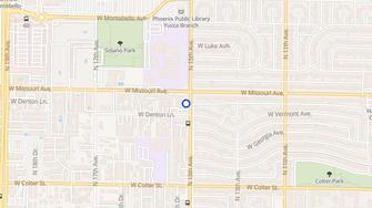 Map for Missouri Manor Townhomes  - Phoenix, AZ