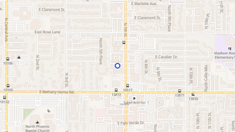 Map for Warren House North Apartments - Phoenix, AZ