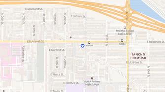 Map for Roosevelt East Apartments - Phoenix, AZ