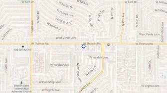 Map for Bella Rio Apartments - Phoenix, AZ