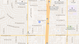 Map for Carole Arms Apartments - Phoenix, AZ