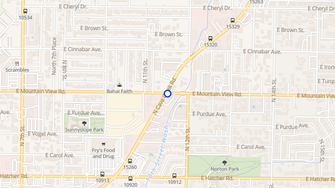 Map for Mountain Vista Villas Apartments - Phoenix, AZ