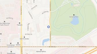 Map for Oxbow Park Apartments - Sioux Falls, SD