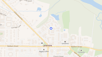 Map for Cottonwood Forest Apartments - Jenison, MI