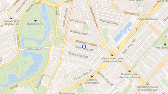 Map for 46 Westland Avenue - Boston, MA