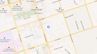 Map for Casa Corona Apartments - Chula Vista, CA