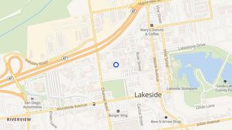 Map for Lakeshore Terrace Apartments - Lakeside, CA