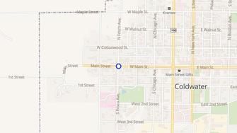 Map for Coldwater Apartments - Coldwater, KS