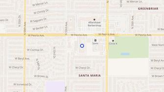 Map for Paseo 51  - Glendale, AZ