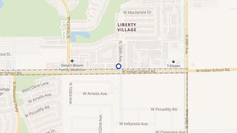 Map for Desert Breeze Villas - Phoenix, AZ